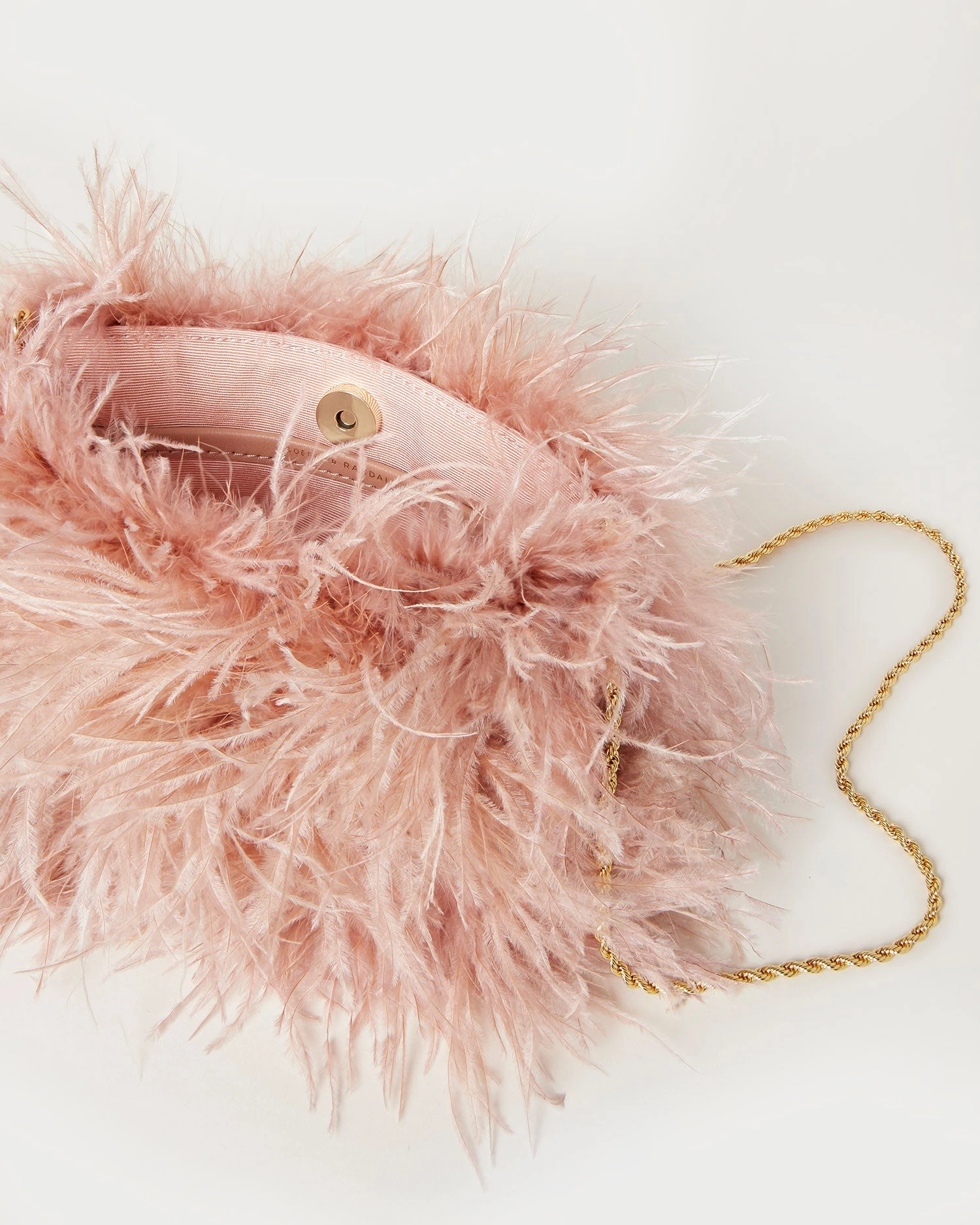 Loeffler Randall Zahara Blush Mini Feather Pouch 5 Loeffler Randall Zahara Blush Mini Feather Pouch - Image 3