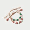 Loeffler Randall Zena Multi Beaded Bracelet Set 2 Loeffler Randall Zena Multi Beaded Bracelet Set -Loeffler Randall ZENA BD PINMU 1