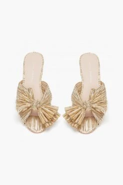 Loeffler Randall Gold Emilia Pleated Knot Mules 11 Loeffler Randall Gold Emilia Pleated Knot Mules -Loeffler Randall ZcGK5RjzcG9JGzd3bBGKfqvIV6AGvm8p 1