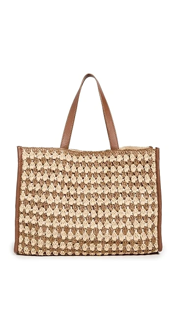 Loeffler Randall Pia Crochet Raffia Tote 8 Loeffler Randall Pia Crochet Raffia Tote - Image 6