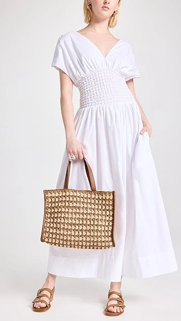 Loeffler Randall Pia Crochet Raffia Tote 4 Loeffler Randall Pia Crochet Raffia Tote - Image 2