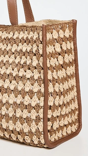 Loeffler Randall Pia Crochet Raffia Tote 6 Loeffler Randall Pia Crochet Raffia Tote - Image 4